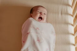 Puckababy Inbakerdoeken * The Original Piep Swans 0 - 3 mnd Roze
