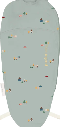 Puckababy Inbakerdoeken * The Original Piep Tiny Village 0 - 3 mnd Groen