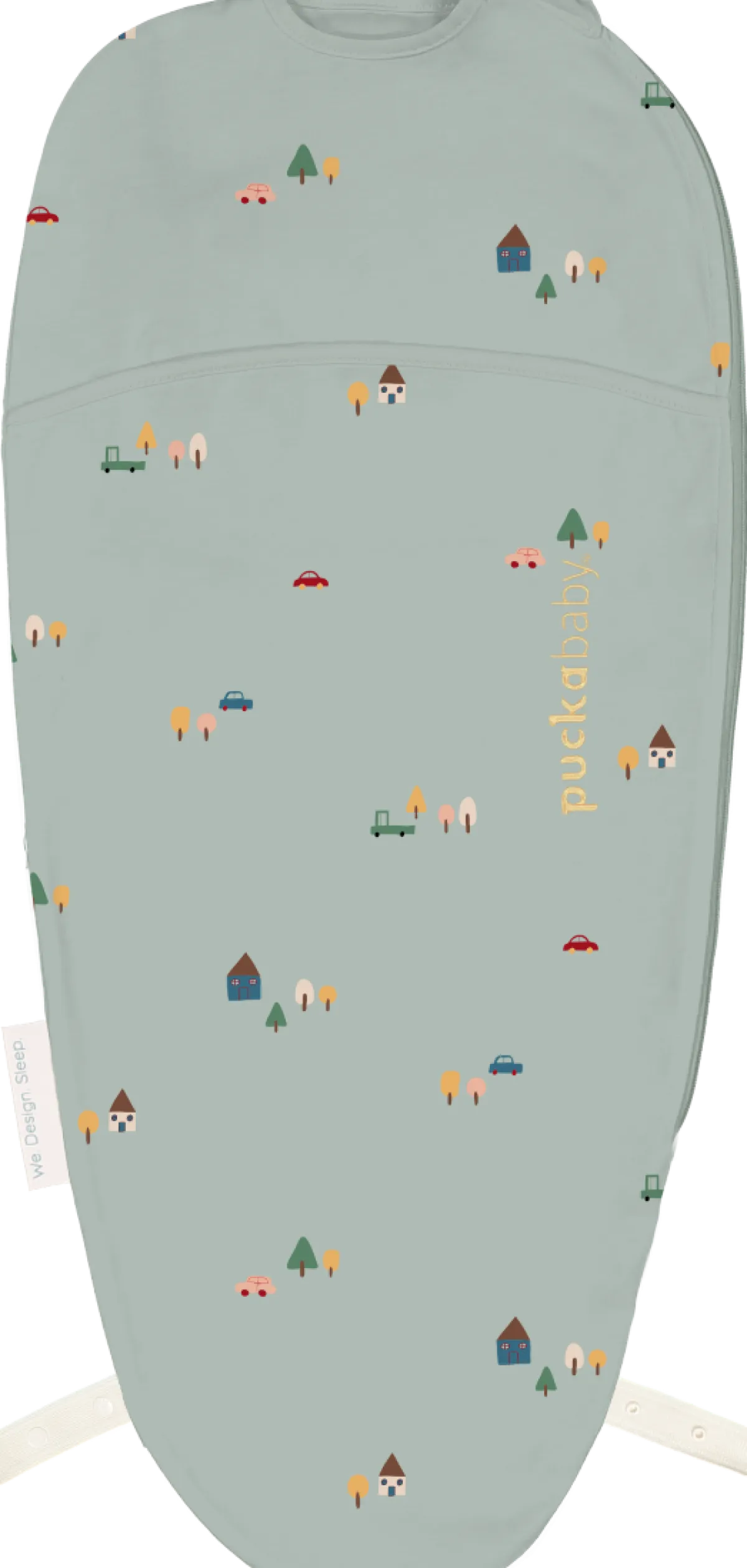 Puckababy Inbakerdoeken * The Original Piep Tiny Village 0 - 3 mnd Groen