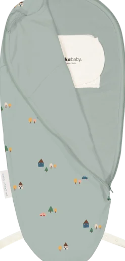 Puckababy Inbakerdoeken * The Original Piep Tiny Village 0 - 3 mnd Groen