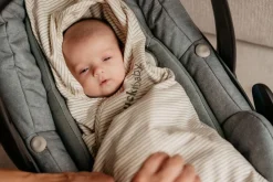 Puckababy Bedtextiel|Slaapzakken * Wikkeldeken Gogo Newborn Green Stripes 0 - 7 mnd Groen