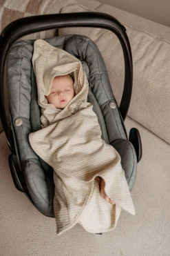 Puckababy Bedtextiel|Slaapzakken * Wikkeldeken Gogo Newborn Green Stripes 0 - 7 mnd Groen