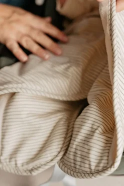 Puckababy Bedtextiel|Slaapzakken * Wikkeldeken Gogo Newborn Green Stripes 0 - 7 mnd Groen