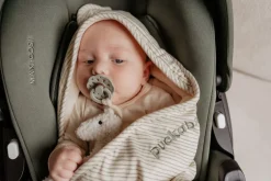 Puckababy Bedtextiel|Slaapzakken * Wikkeldeken Gogo Newborn Green Stripes Teddy 0 - 7 mnd Groen