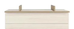 Quax Commode Barrier * Commode Extensie Ashi Honey Ash Bruin