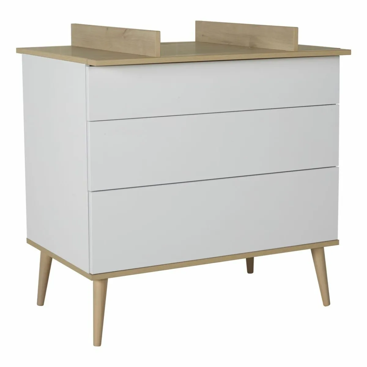 Quax Commode Barrier * Commode Extensie Flow White & Oak Wit