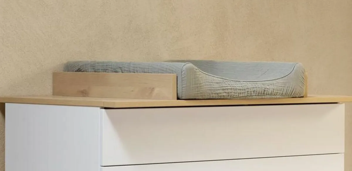 Quax Commode Barrier * Commode Extensie Flow White & Oak Wit