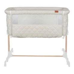 Quax Wiegen En Co-Sleepers * Co-Sleeper Side-by-Side Naturel Quilted - Clay