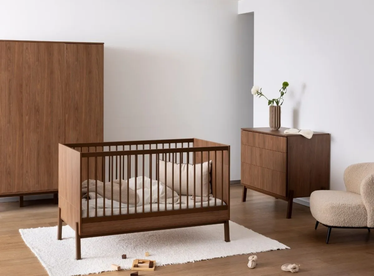 Quax Complete Babykamers * 3 delige Babykamer Ashi Chestnut Bruin