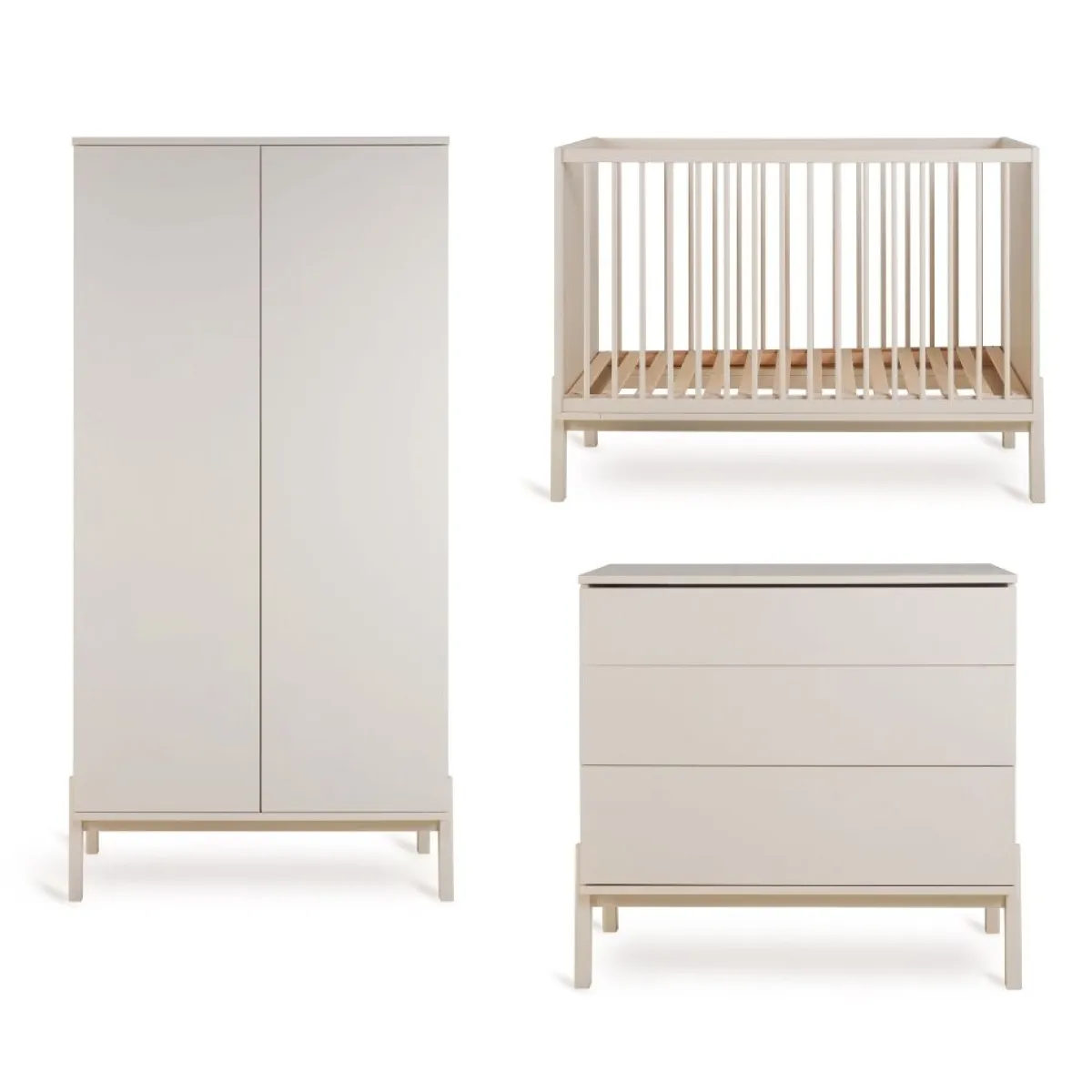 Quax Complete Babykamers * 3 delige Babykamer Ashi Clay Beige