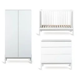 Quax Complete Babykamers * 3 delige Babykamer Ashi Cream Wit