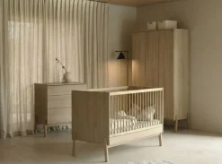 Quax Complete Babykamers * 3 delige Babykamer Ashi Honey Ash XL Bruin