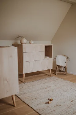 Quax Complete Babykamers * 3 delige Babykamer Cocoon Natural Oak Naturel