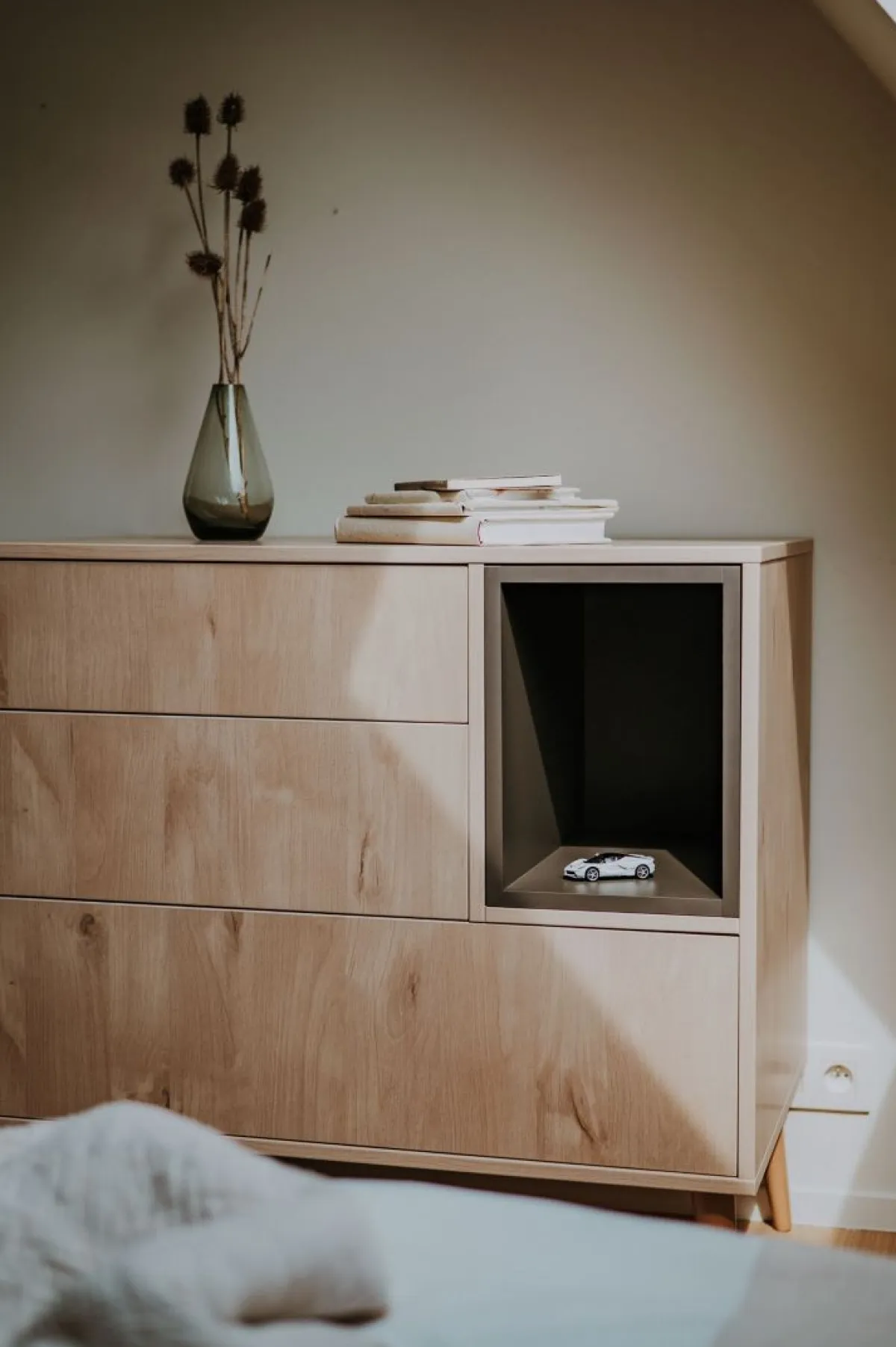 Quax Complete Babykamers * 3 delige Babykamer Cocoon Natural Oak Naturel
