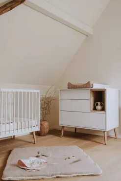 Quax Complete Babykamers * 3 delige Babykamer Cocoon Ice White Wit