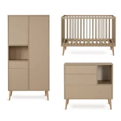 Quax Complete Babykamers * 3 delige Babykamer Cocoon Latte Beige