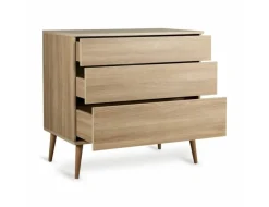 Quax Complete Babykamers * 3 delige Babykamer Flow Honey Ash XL Bruin