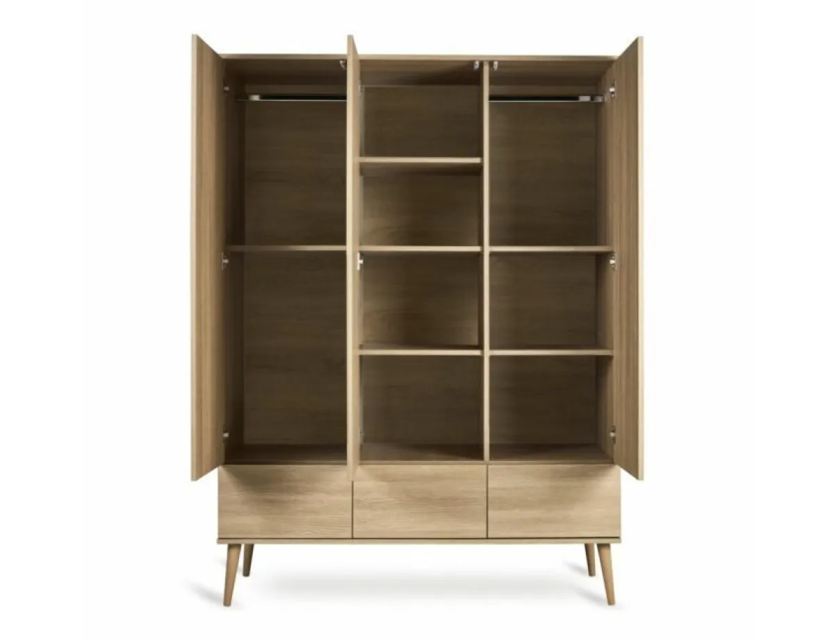 Quax Complete Babykamers * 3 delige Babykamer Flow Honey Ash XL Bruin