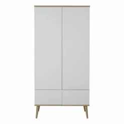 Quax Complete Babykamers * 3 delige Babykamer Flow White & Oak Wit