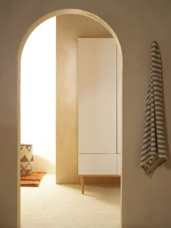 Quax Complete Babykamers * 3 delige Babykamer Flow White & Oak Wit