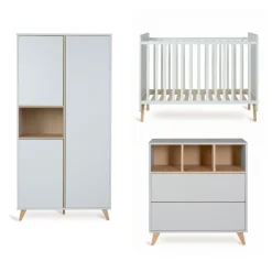 Quax Complete Babykamers * 3 delige Babykamer Loft White Wit
