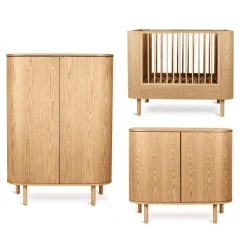 Quax Complete Babykamers * 3 delige Babykamer Yume Natural Ash Naturel