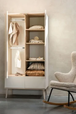 Quax Kasten|Kasten * 2-Deurskast Flow Clay & Oak Beige