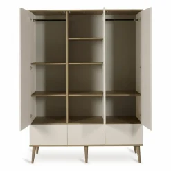 Quax Kasten|Kasten * 3-Deurskast Flow Clay & Oak Beige