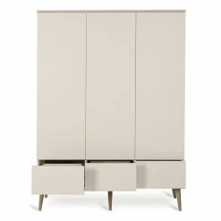 Quax Kasten|Kasten * 3-Deurskast Flow Clay & Oak Beige