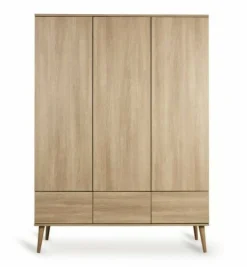 Quax Kasten|Kasten * 3-Deurskast Flow Honey Ash Bruin