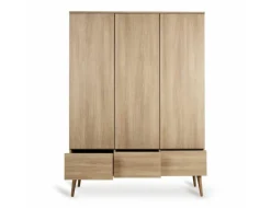 Quax Kasten|Kasten * 3-Deurskast Flow Honey Ash Bruin