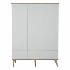 Quax Kasten|Kasten * 3-Deurskast Flow White & Oak Wit