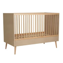 Quax Ledikanten|Peuterbedden * Doorgroeiledikant Cocoon Latte 70 x 140 Beige