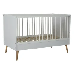 Quax Ledikanten|Peuterbedden * Doorgroeiledikant Cocoon Ice White 70 x 140 Wit