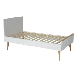 Quax Ledikanten|Peuterbedden * Doorgroeiledikant Cocoon Ice White 70 x 140 Wit
