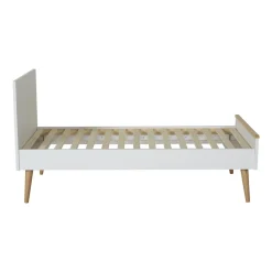 Quax Ledikanten|Peuterbedden * Doorgroeiledikant Cocoon Ice White 70 x 140 Wit