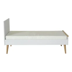 Quax Ledikanten|Peuterbedden * Doorgroeiledikant Cocoon Ice White 70 x 140 Wit