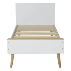 Quax Ledikanten|Peuterbedden * Doorgroeiledikant Cocoon Ice White 70 x 140 Wit