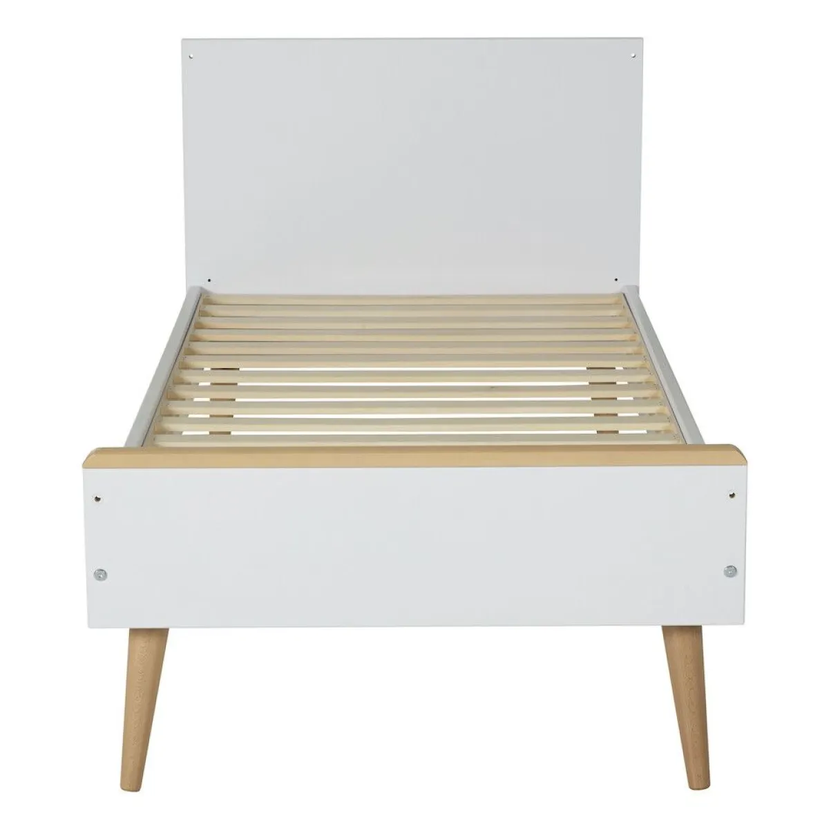 Quax Ledikanten|Peuterbedden * Doorgroeiledikant Cocoon Ice White 70 x 140 Wit