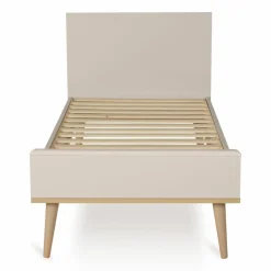 Quax Ledikanten|Peuterbedden * Doorgroeiledikant Flow Clay & Oak 70 x 140 Beige