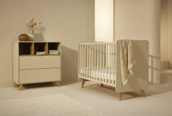 Quax Ledikanten|Peuterbedden * Doorgroeiledikant Loft Clay 70 x 140 Beige