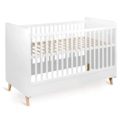 Quax Ledikanten|Peuterbedden * Doorgroeiledikant Loft White 70 x 140 Wit