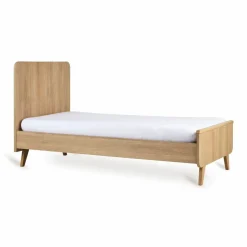 Quax Ledikanten|Peuterbedden * Doorgroeiledikant Loft Honey Ash 70 x 140 Bruin