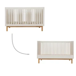 Quax Ledikanten|Peuterbedden * Doorgroeiledikant Mood Clay 70 x 140 Beige