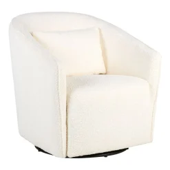 Quax Accessoires * Fauteuil Gomi Swivel & Gliding Cream Wit