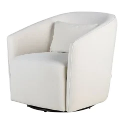 Quax Accessoires * Fauteuil Gomi Swivel & Gliding Mohair Beige