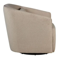 Quax Accessoires * Fauteuil Gomi Swivel & Gliding Mohair Latte Bruin