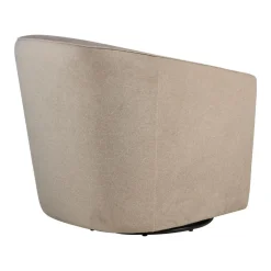 Quax Accessoires * Fauteuil Gomi Swivel & Gliding Mohair Latte Bruin