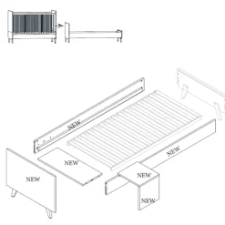 Quax Peuterbedden * Junior Kit Flow Clay Beige