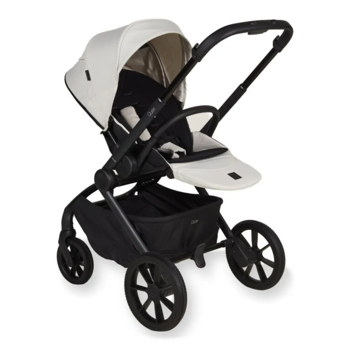 Quax Combi Kinderwagens * Kinderwagen Echo Compleet Beige Zwart